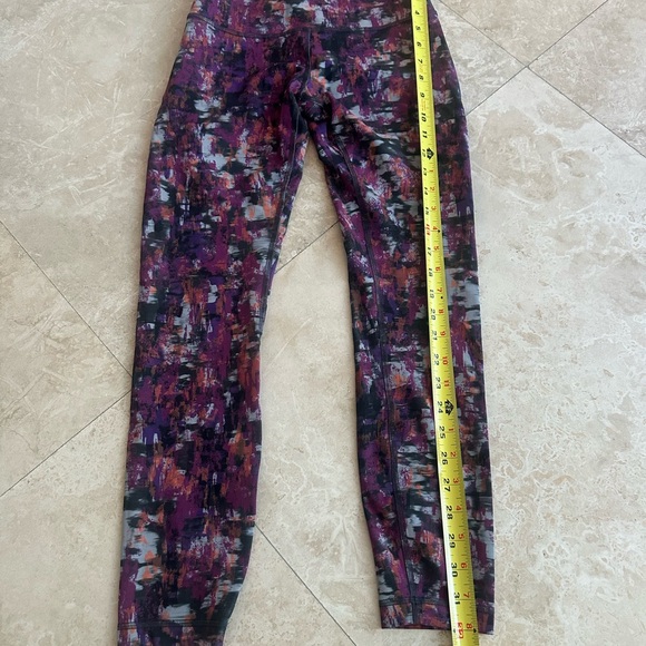 lululemon athletica Women's Wonder Train High Rise Size 6 Cinder Flash Leggings - Picture 6 of 10